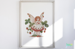 Strawberry Fairy Clipart Product Image 2