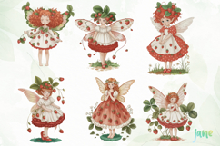 Strawberry Fairy Clipart Product Image 4