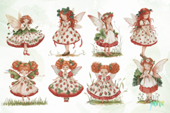 Strawberry Fairy Clipart Product Image 3