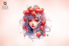 strawberry fairy watercolor sublimation Bundle Product Image 3