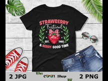 Strawberry Festival 1968 Png, A Berry Good Times Png Product Image 2