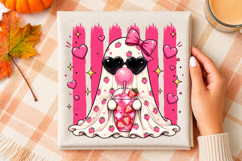 Strawberry Ghost Halloween PNG,Halloween Spooky Season Product Image 3
