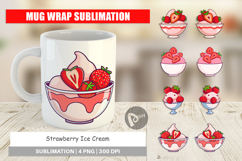 Mug Wrap Strawberry Scoop Product Image 1
