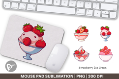 Mouse Pad Strawberry Scoop Product Image 1