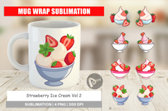 Mug Wrap Strawberry Scoop Product Image 1