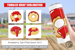 Tumbler Jam Filled Donut Product Image 1