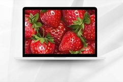 Strawberry Digital Paper Bundle Product Image 5