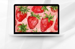 Strawberry Digital Paper Bundle Product Image 3