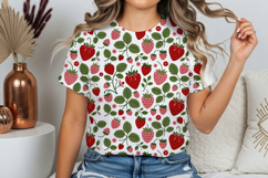 Strawberry Pattern Leaves Product Image 2