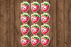 Strawberry Printable Stickers - PNG Sticker Sheet