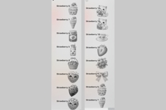 Strawberry Procreate Stamps - Procreate Brushes