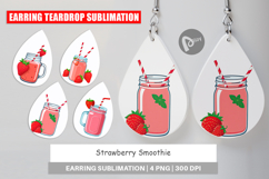 Earring Strawberry Smoothie Product Image 1