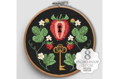 Mushroom Cross stitch pattern PDF Amanita Witchy Moon Nature Product Image 8