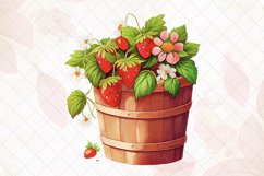Strawberry Watercolor Sublimation Clipart Product Image 2
