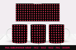 Strawberry Mug Sublimation Design. Summer Mug Wrap PNG 08 Product Image 1