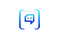 Stream futuristic ui chat icon design graphic Product Image 1