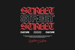 Urban Typography Streetwear T-shirt Design Bundle Product Image 8