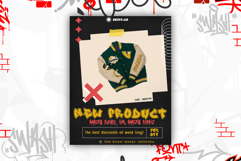 Street Echos - Outlined Graffiti Font Product Image 4