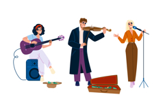 artist street musician Product Image 1