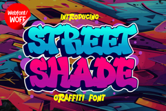 Street Shade | 3D Graffiti Webfont for Bold Urban Design Product Image 1