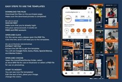 Street Style Orange Instagram Templates | CANVA-PS-AI Product Image 10