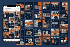 Street Style Orange Instagram Templates | CANVA-PS-AI Product Image 4