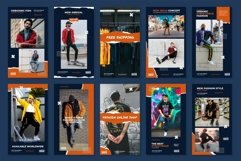 Street Style Orange Instagram Templates | CANVA-PS-AI Product Image 5
