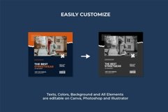 Street Style Orange Instagram Templates | CANVA-PS-AI Product Image 6