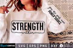 Strength Within SVG Design Product Image 1