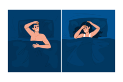relaxation stress insomnia vector Product Image 1