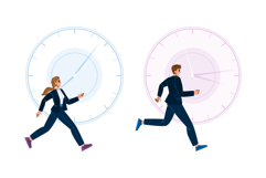 anxiety stress time pressure vector Product Image 1