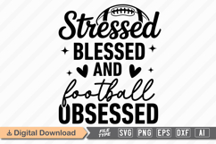 American Football SVG Bundle | Game Day Clipart Product Image 5
