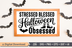 Farmhouse Halloween Sign SVG Bundle | Halloween Door Sign Product Image 4