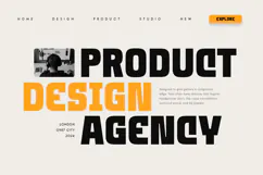 Strict - Modern Neo Brutalism Font Product Image 2