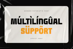 Strict - Modern Neo Brutalism Font Product Image 8