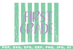 back to school, school grades png, striped school grades svg Product Image 3
