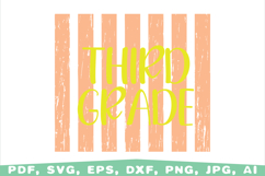 back to school, school grades png, striped school grades svg Product Image 5