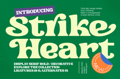Strike Heart Display Serif Bold Product Image 1