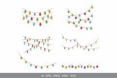String Light Clipart Set Product Image 1