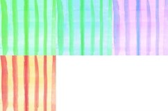 Stripe Watercolor Digital Papers Background Product Image 3