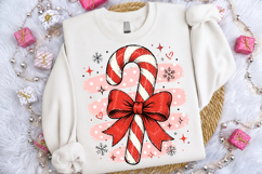 Striped Candy Cane PNG,Christmas Shirt PNG Product Image 2