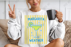 Striped Coquette Margarita Weather PNG Product Image 1