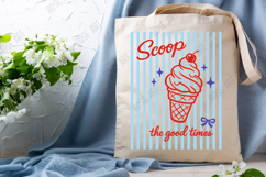 Striped Coquette Scoop The Good Times PNG Product Image 4