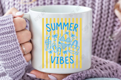 Striped Coquette Summer Vibes PNG Product Image 4