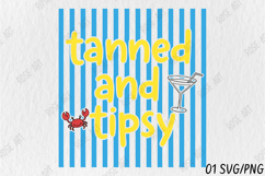 Striped Coquette Tanned and Tipsy PNG Product Image 2