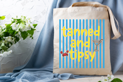 Striped Coquette Tanned and Tipsy PNG Product Image 1