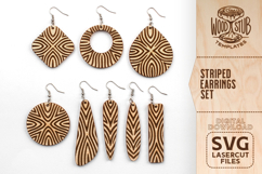 Abstract Earrings SVG, Geometric Earrings SVG, Earrings svg Product Image 1