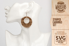 Abstract Earrings SVG, Geometric Earrings SVG, Earrings svg Product Image 4