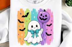 Halloween Sublimation Design, Retro Halloween PNG Product Image 5