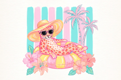 Striped Leopard Summer Png Product Image 1